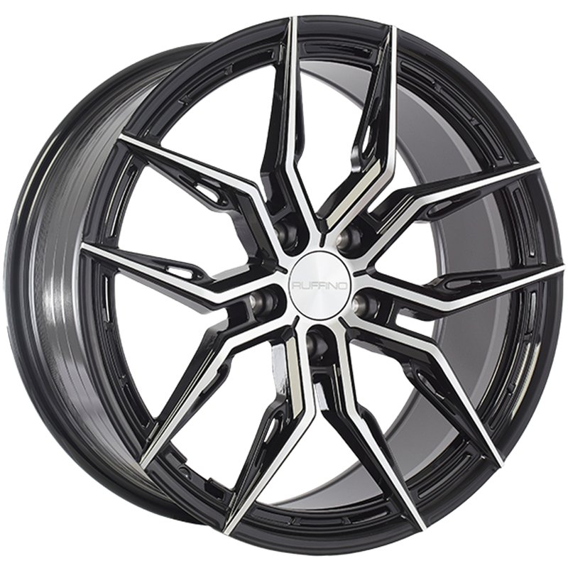 Ruffino | ELEGANZA 20x9.0 ET34 - Gloss Black - Machined Face