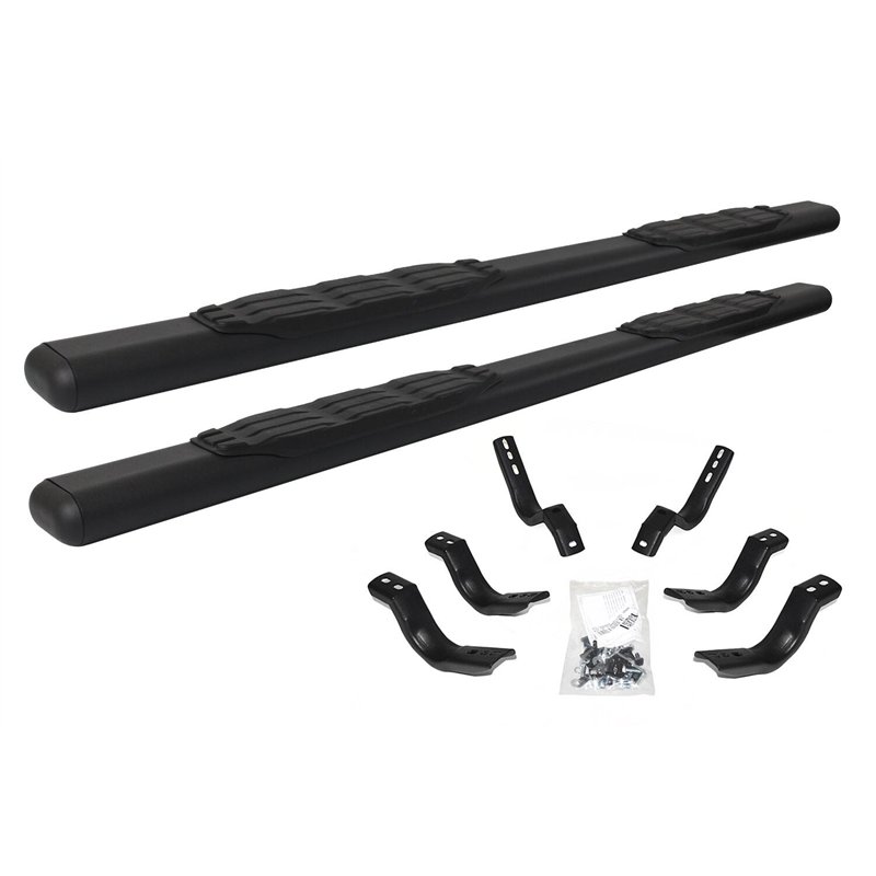 Go Rhino | 5in 1000 Series Side Steps with Mounting Brackets Kit - Chevrolet / GMC 2007-2014