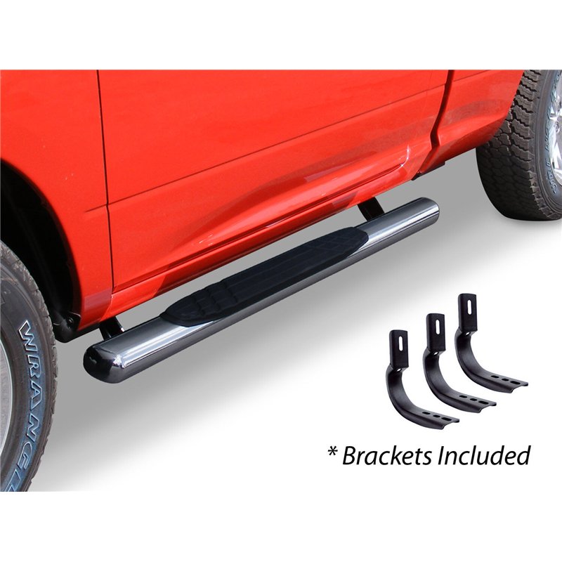 Go Rhino | 4in OE Xtreme Side Steps with Mounting Brackets Kit - F-250 / F-350 2000-2016