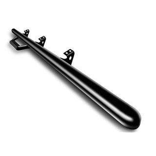 N-FAB | Nerf Step - W2W (1 Stp) - 12-18 Wrangler JK 2Dr - TX Blk - Wrangler (JK) 3.6L 2012-2018