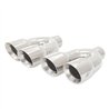 Mishimoto | Mishimoto Dual-Y Exhaust Tips, 2.5in Inlet, 3.5in Outlet