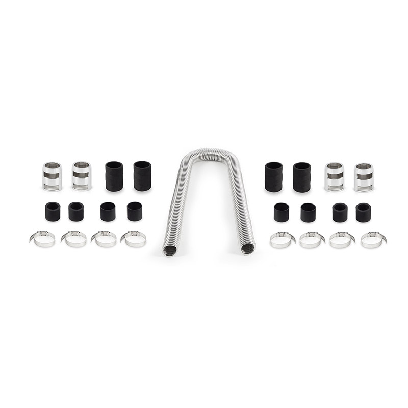 Mishimoto | Universal Flexible Stainless Steel Radiator Hose Kit, 48in, Chrome
