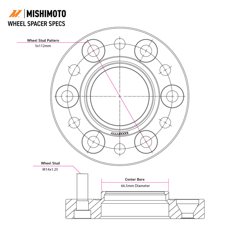 Mishimoto | Mishimoto 5x112 Wheel Spacers, Fits BMW M3/M4 2015-2020 - BMW / Mini / Rolls-Royce 2009-2021