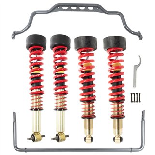 Belltech | 2.5in Complete Kit Inc. Height Adjustable Coilovers w/ Swaybar Set - Tahoe / Yukon 5.3L / 6.2L 2021-2024