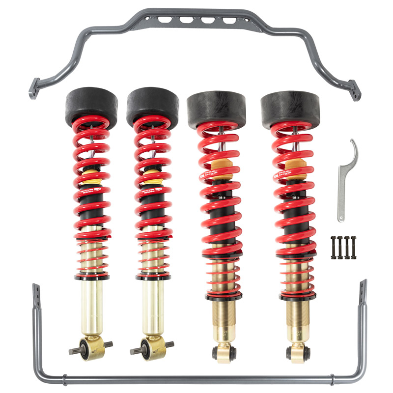 Belltech | 2.5in Complete Kit Inc. Height Adjustable Coilovers w/ Swaybar Set - Tahoe / Yukon 5.3L / 6.2L 2021-2024