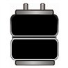Firestone Ride-Rite | Ride-Rite Replacement Bellows - 268C 5/8CF1/2PIN BN