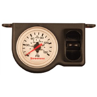 Firestone Ride-Rite | Plastic Single Electric White Gauge