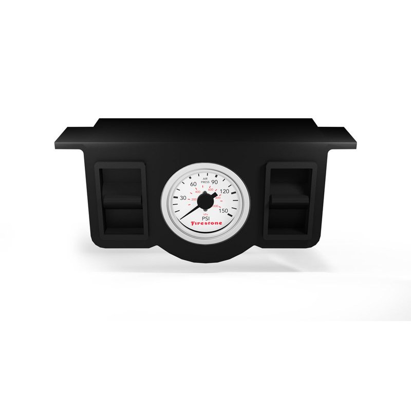 Firestone Ride-Rite | Plastic Dual Pneumatic White Gauge