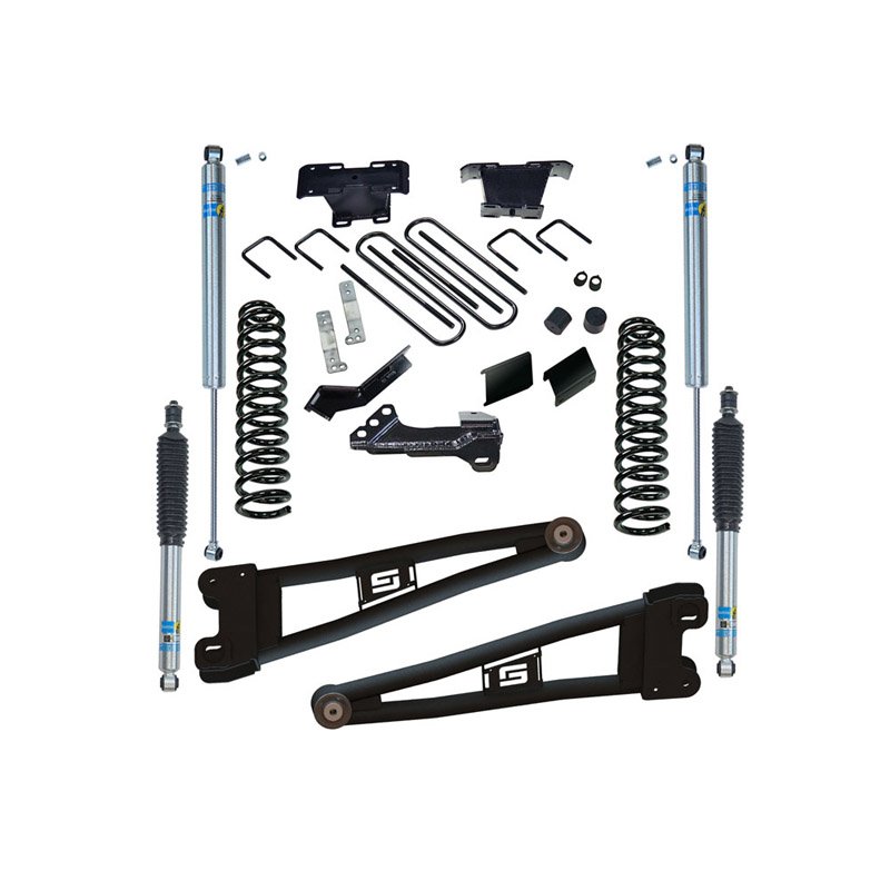Superlift | 4in Radius Arm Lift Kit - 23-24 F-250/F-350 4WD - Diesel - w/ Bilstein Shocks