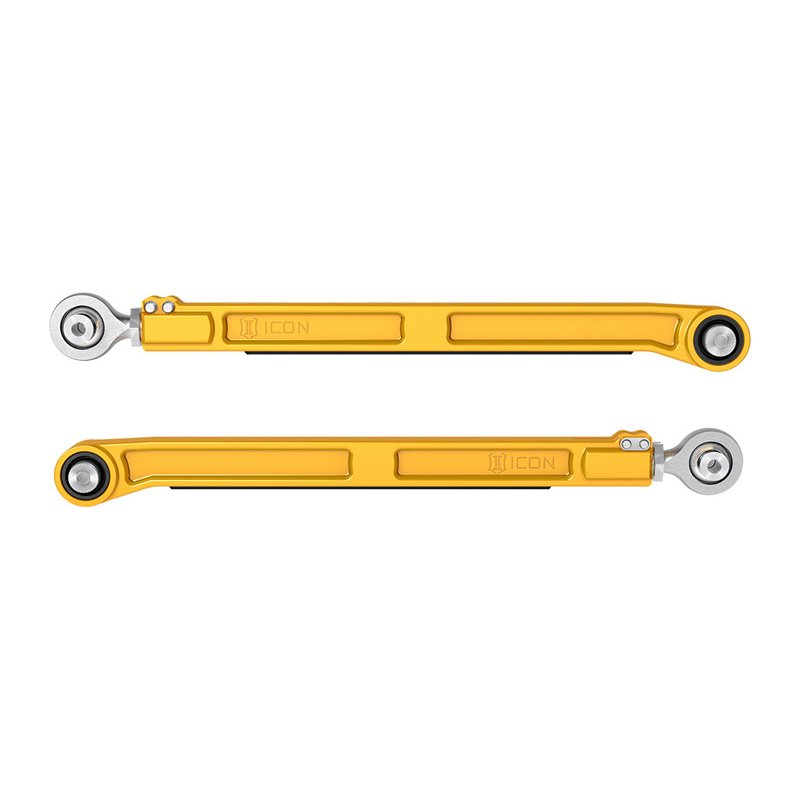 ICON | 22-25 TUNDRA/23-24 SEQUOIA/24 TACOMA BILLET REAR LOWER LINK KIT GOLD ANO - Sequoia / Tacoma / Tundra 3.4T / 2.4T 2022-202