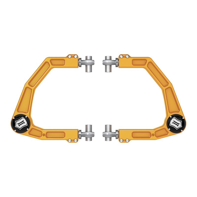 ICON | 24 TACOMA/24 LC250/24 GX550 BILLET UCA DJ PRO KIT GOLD ANO - GX550 / 4Runner / Land Cruiser / Tacoma 3.4T / 2.4T 2024-202