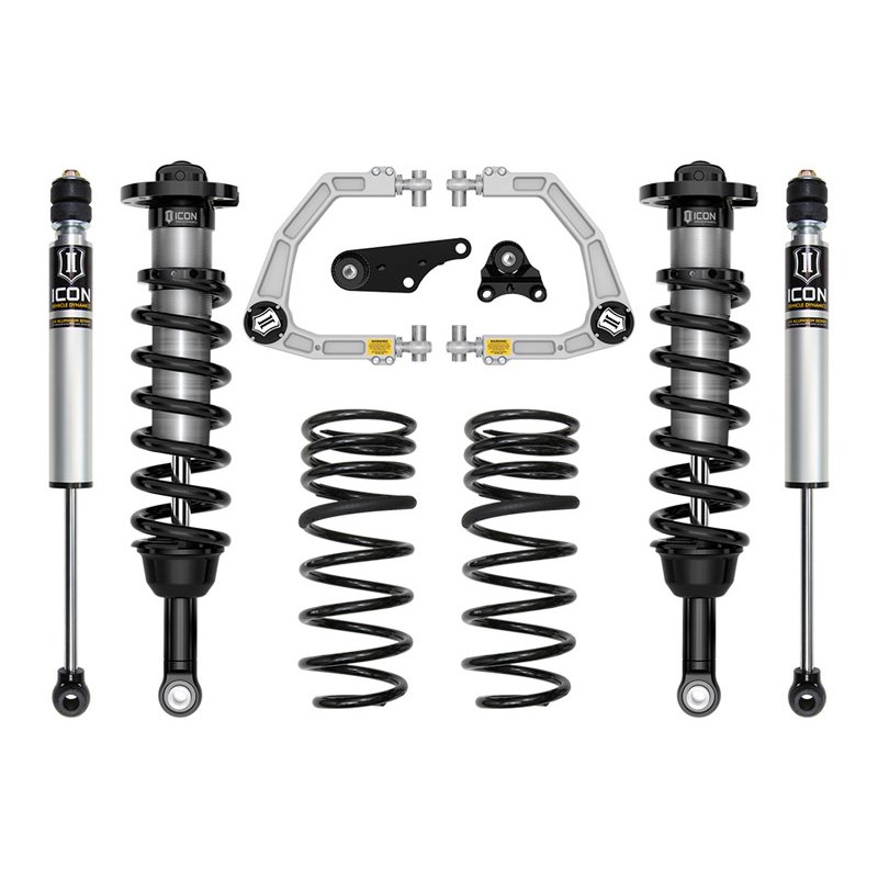 ICON | 24 TACOMA 1.25-3in STAGE 2 SUSPENSION SYSTEM BILLET WITH TRIPLE RATE SPRING - Tacoma 2.4T 2024-2025