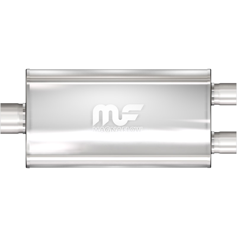 Magnaflow | Straight-Through Performance Muffler 3.5/3in. Center/Dual 5x22x11 Body