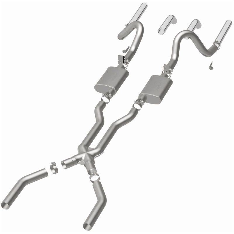 Magnaflow | Street Series Stainless Crossmember-Back System - Mustang 1967-1970