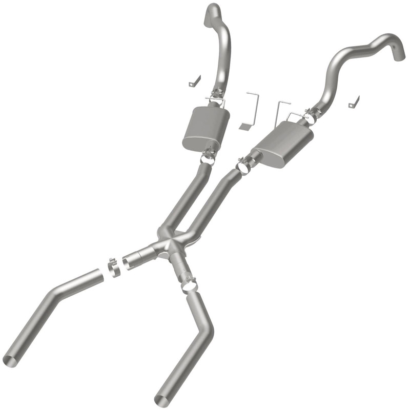 Magnaflow | Street Series Stainless Crossmember-Back System - Camaro / Firebird 1967-1969