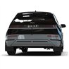RallyArmor | Black UR Mud Flap Metallic Black Logo - Ioniq 5 2025
