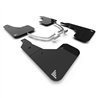 RallyArmor | Black UR Mud Flap Silver Battery Logo - Ioniq 5 2025