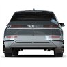RallyArmor | Black UR Mud Flap Silver Battery Logo - Ioniq 5 2025