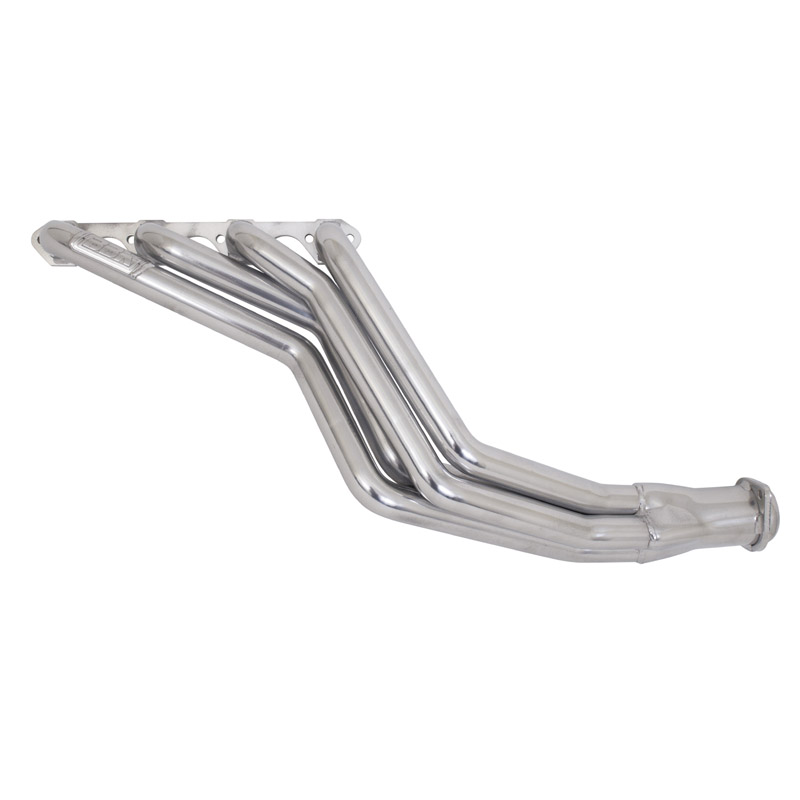 BBK Performance | 1-5/8 LONG TUBE HEADERS (Polished Silver Ceramic) - Mustang 4.9L 1979-1993