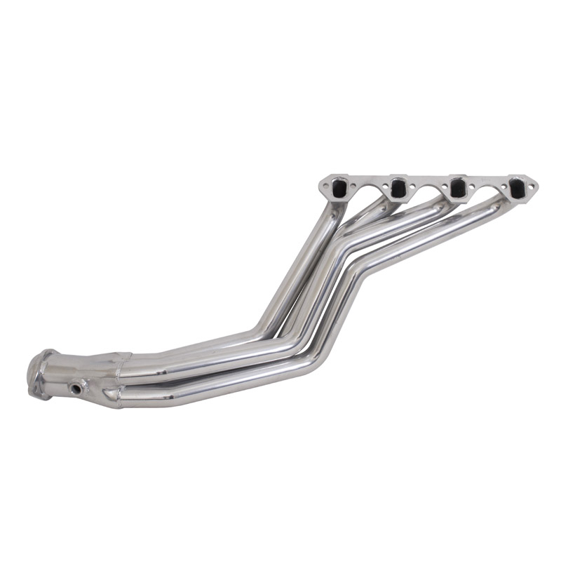 BBK Performance | 1-5/8 LONG TUBE HEADERS (Polished Silver Ceramic) - Mustang 4.9L 1979-1993