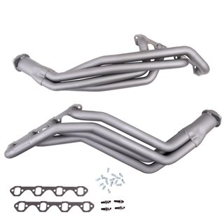 BBK Performance | 1-5/8 LONG TUBE HEADERS (TITANIUM CERAMIC - Mustang 4.9L 1994-1995