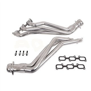 BBK Performance | 1-3/4 LONG TUBE HEADERS (POLISHED SILVER CERAMIC) - Mustang 3.7L 2011-2017