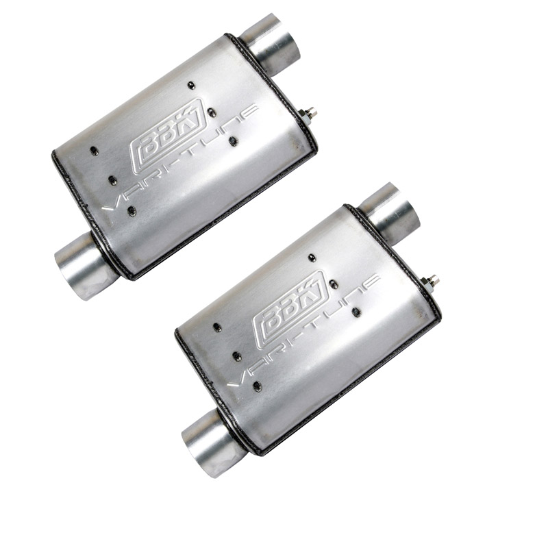 BBK Performance | VARITUNE FULL CAT BACK EXHAUST SYSTEM SS TIPS - Mustang 1986-2004
