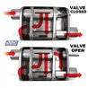 BBK Performance | UNIVERSAL 3 Inch VARITUNE ADJUSTABLE MUFFLER DOUBLE OFFSET (439 STAINLESS)