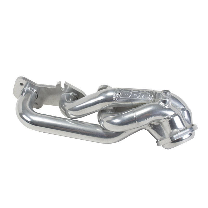 BBK Performance | 1-5/8 SHORTY HEADERS (POL SILVER CERAMIC) - Expedition / F-150 4.6L 2000-2003