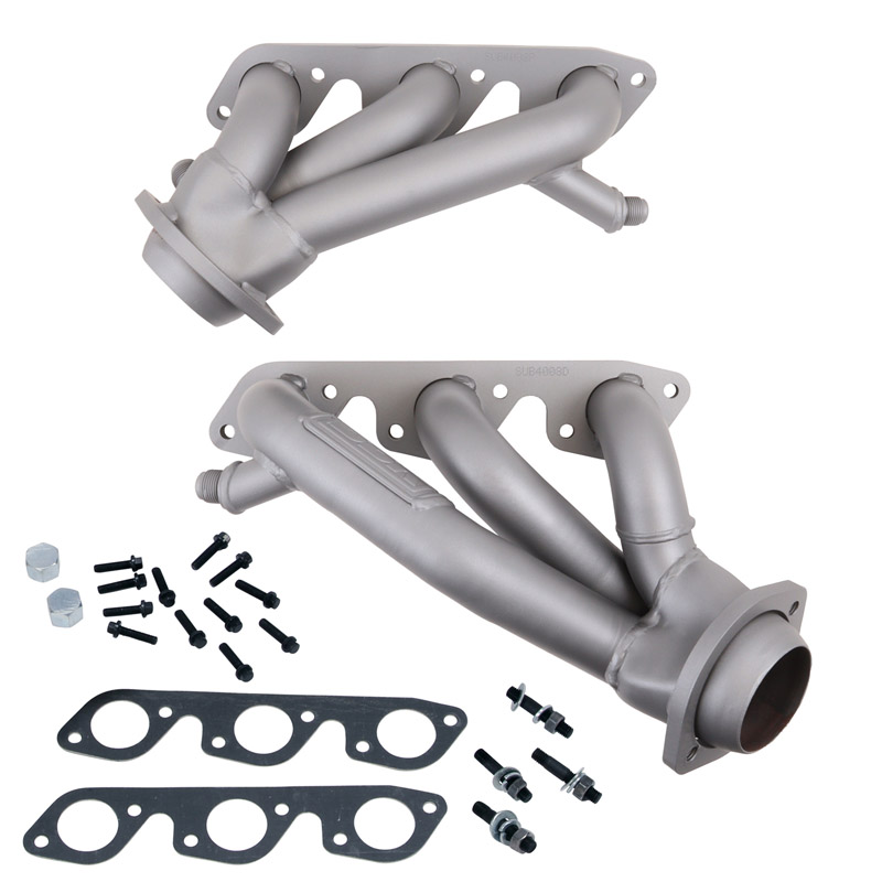 BBK Performance | 1-5/8 SHORTY HEADERS (TITANIUM CERAMIC) - Mustang 3.8L / 3.9L 1999-2004