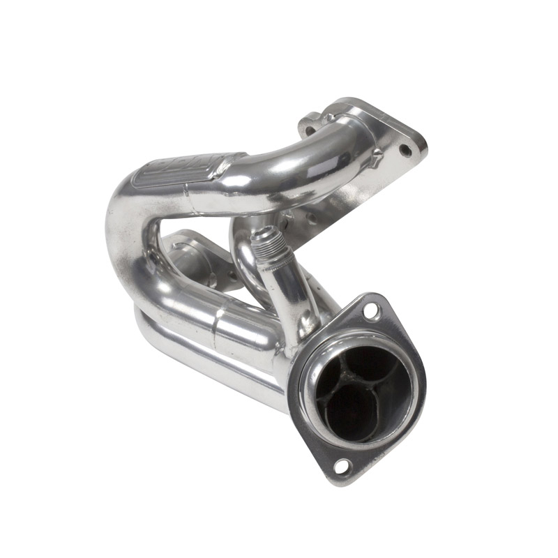BBK Performance | 1-5/8 SHORTY EXHAUST HEADERS (POLISHED SILVER CERAMIC) - Mustang 4.0L 2005-2010