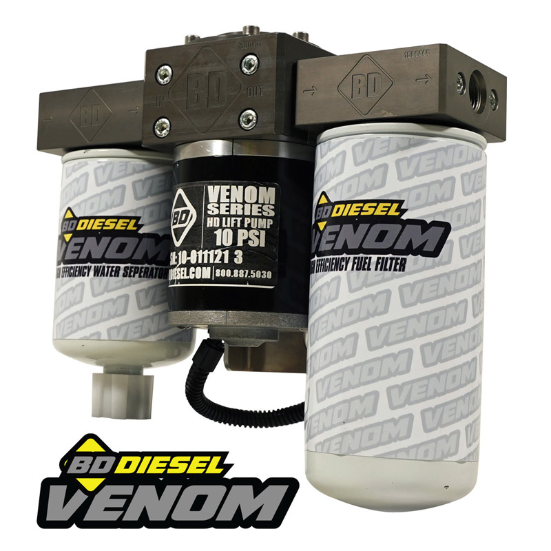 BD Diesel | BD Venom Fuel Lift Pump c/w Filter & Separator - Silverado / Sierra 2500 HD / 3500 HD 6.6L 2001-2010
