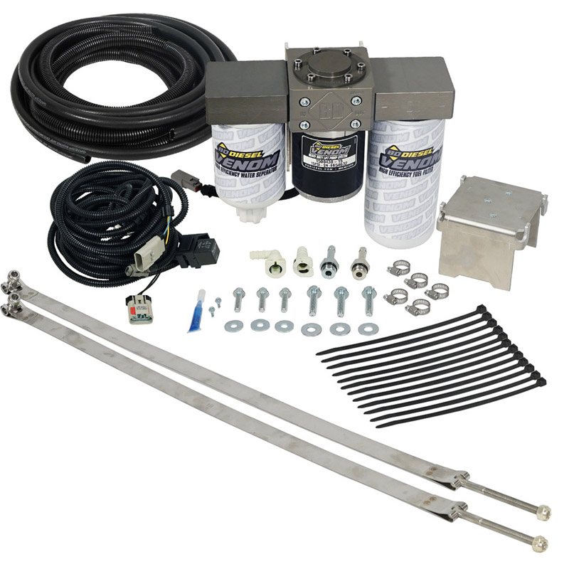 BD Diesel | BD Venom Fuel Lift Pump c/w Filter & Separator - Ram 2500 / 3500 6.7L 2013-2022