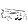 Roush | Performance Cat-Back Exhaust, Side Exit, Black Tips - F-150 5.0L 2021-2025 (141in to 163in WB)
