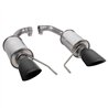 Roush | Performance Axle-Back Exhaust, Dual Black Tips - Mustang EcoBoost / GT 2.3T / 5.0L 2024-2025