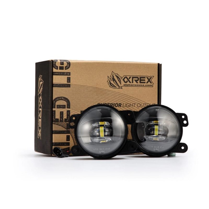 AlphaRex | DoubleTap Dual Color LED Projector Fog Lights - Chrysler / Dodge / Hummer / Jeep 1997-2023