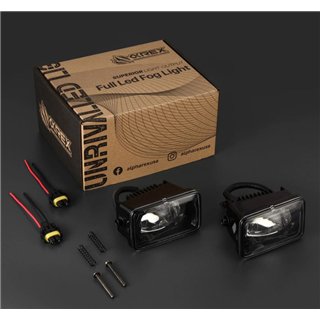 AlphaRex | DoubleTap Dual Color LED Projector Fog Lights - Avalanche / Suburban 1500 / Tahoe 2007-2014