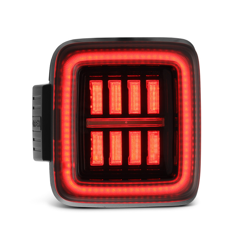 AlphaRex | Prismatic LED Taillights Jet Black - Wrangler (JL) 2018-2024