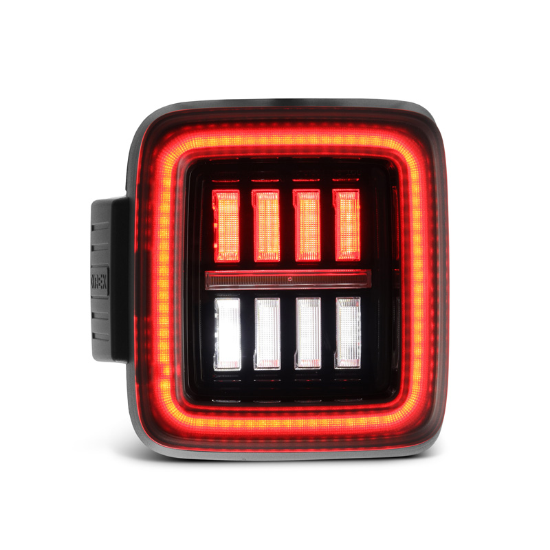 AlphaRex | Prismatic LED Taillights Jet Black - Wrangler (JL) 2018-2024