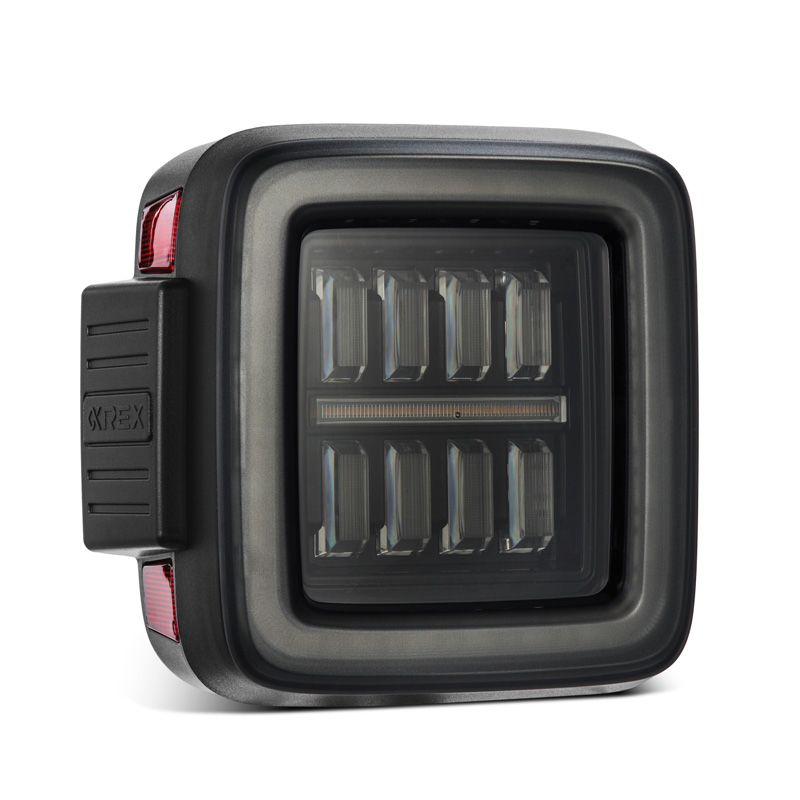 AlphaRex | Prismatic LED Taillights Jet Black - Wrangler (JL) 2018-2024