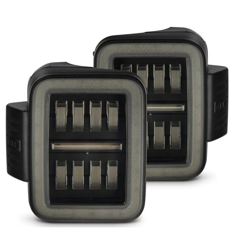 AlphaRex | Prismatic LED Taillights Alpha Black - Gladiator 3.0L / 3.6L 2020-2024