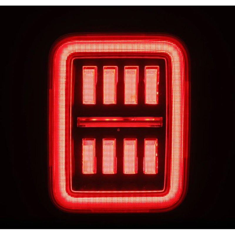 AlphaRex | Prismatic LED Taillights Alpha Black - Gladiator 3.0L / 3.6L 2020-2024
