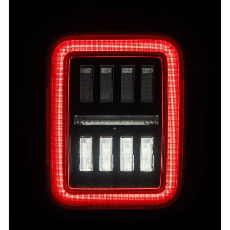 AlphaRex | Prismatic LED Taillights Alpha Black - Gladiator 3.0L / 3.6L 2020-2024