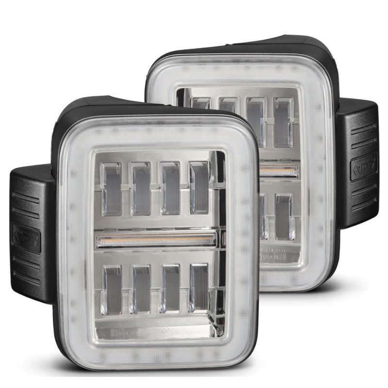 AlphaRex | Prismatic LED Taillights Chrome - Gladiator 3.0L / 3.6L 2020-2024