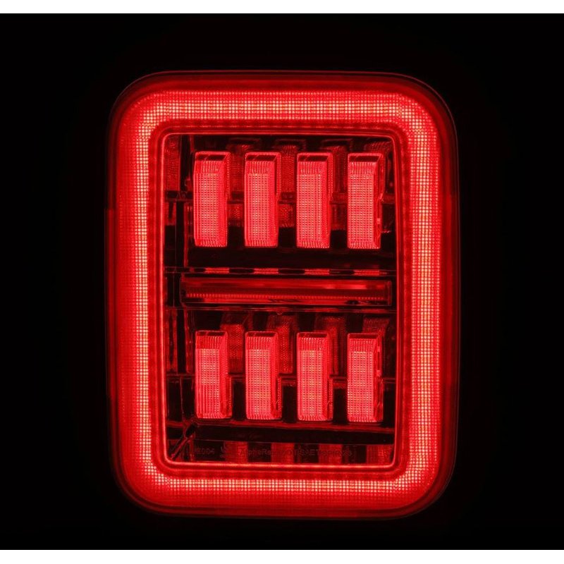 AlphaRex | Prismatic LED Taillights Chrome - Gladiator 3.0L / 3.6L 2020-2024
