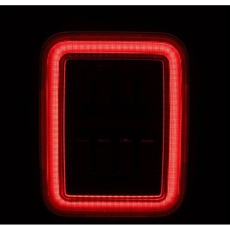 AlphaRex | Prismatic LED Taillights Black Red - Gladiator 3.0L / 3.6L 2020-2024
