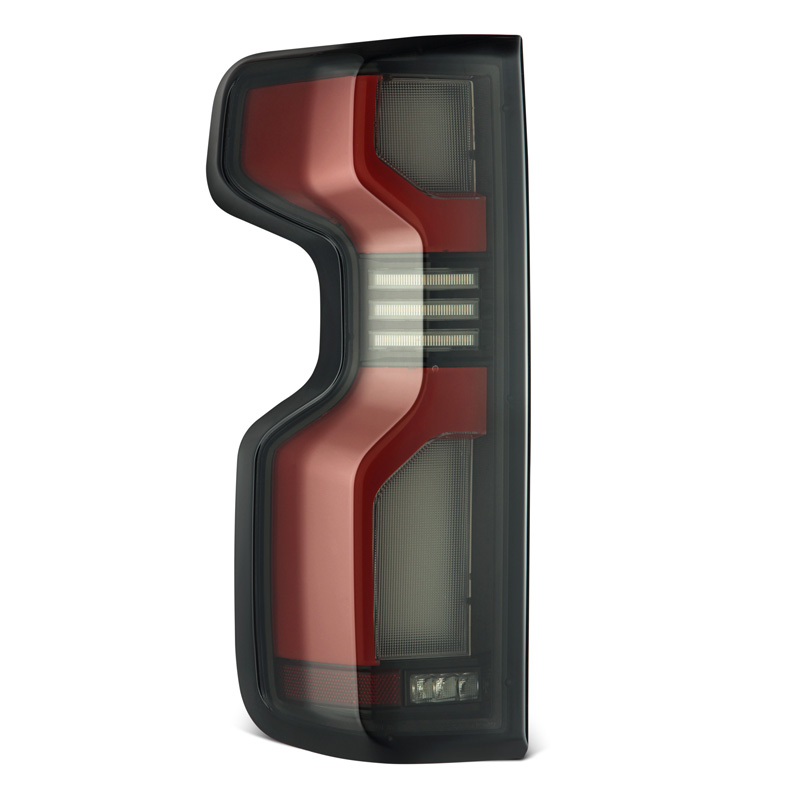 AlphaRex | LED Taillights Black Red - Silverado 1500 / 2500 HD / 3500 HD 2019-2024