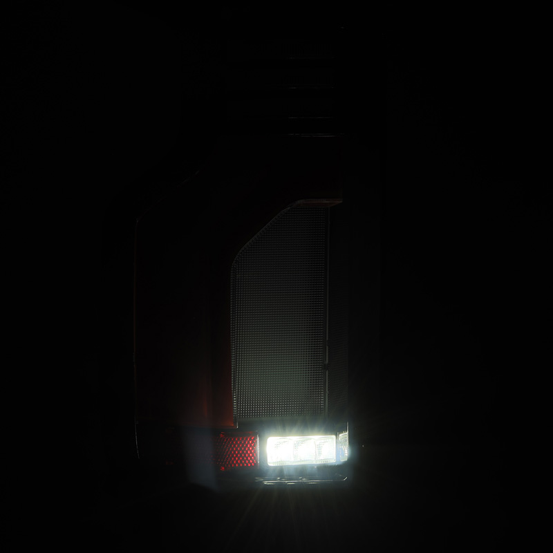 AlphaRex | LED Taillights Black Red - Silverado 1500 / 2500 HD / 3500 HD 2019-2024
