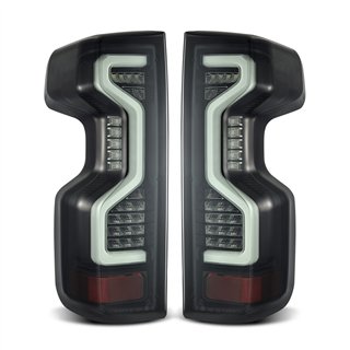 AlphaRex | LED Taillights Jet Black - Silverado 1500 / 2500 HD / 3500 HD 2019-2024