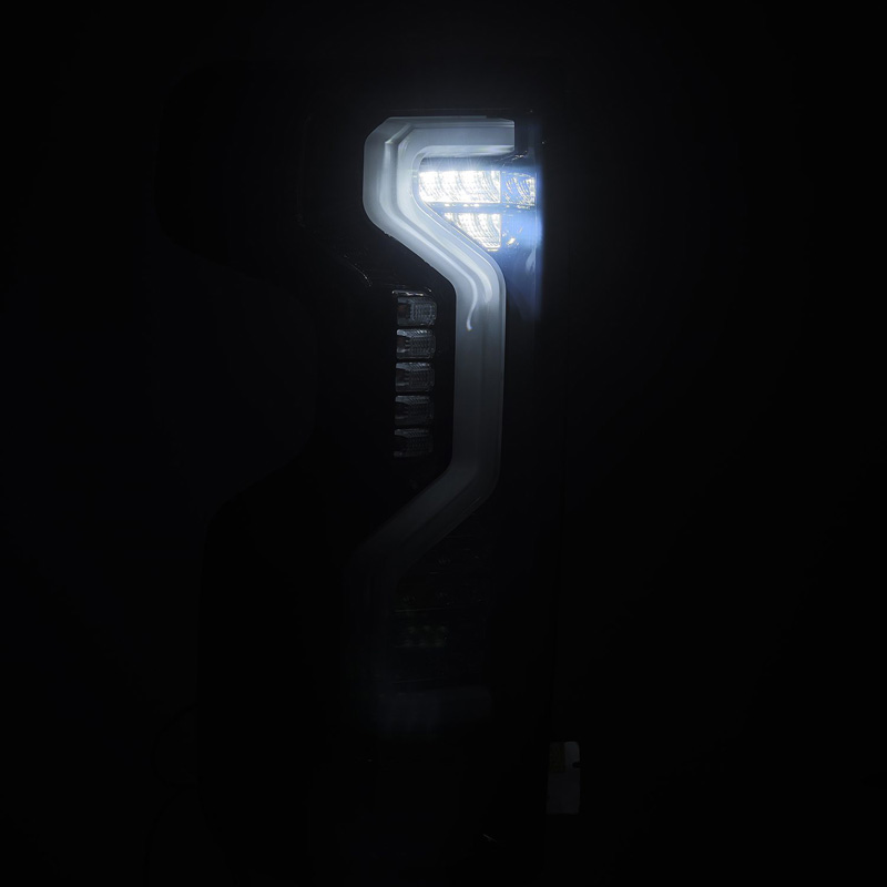 AlphaRex | LED Taillights Jet Black - Silverado 1500 / 2500 HD / 3500 HD 2019-2024